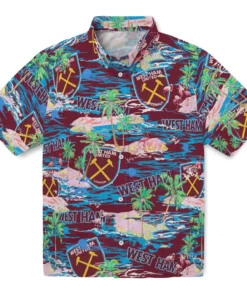West Ham United Flamingo Retreat 2026 Hawaiian Shirt