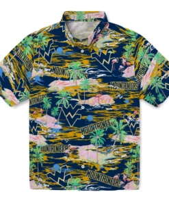West Virginia Mountaineers Flamingo Retreat 2026 Hawaiian Shirt