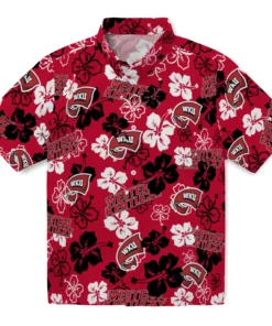 Western Kentucky Hilltoppers Hibiscus Bloom Hawaiian Shirt