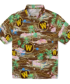 Western Michigan Broncos Flamingo Retreat 2026 Hawaiian Shirt