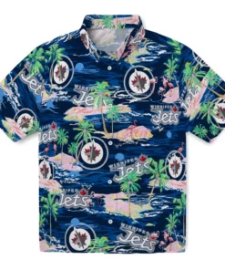 Winnipeg Jets Flamingo Retreat 2026 Hawaiian Shirt