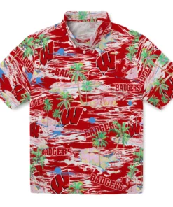 Wisconsin Badgers Flamingo Retreat 2026 Hawaiian Shirt