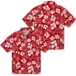 wisconsin-badgers-hawaiian-shirt-hibiscus-bloom-red-best-selling.webp