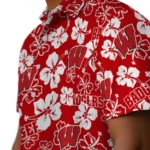 wisconsin-badgers-hawaiian-shirt-hibiscus-bloom-red-best-selling.webp