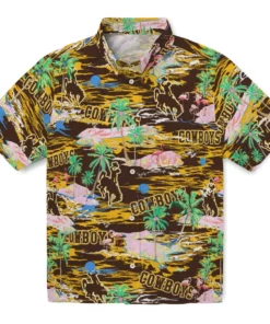 Wyoming Cowboys Flamingo Retreat 2026 Hawaiian Shirt