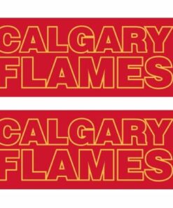 National Hockey League Calgary Flames Alt Graphic Scarf - Hockey Fan Winter Accessory