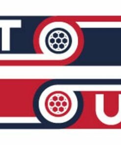 USWNT Retro Strip Graphic Scarf - Fan Winter Accessory