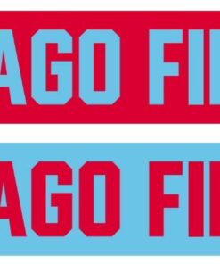 Chicago Fire Two Tone Graphic Scarf - Fan Winter Accessory
