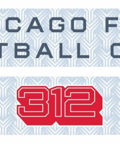 Chicago Fire Jersey Hook Graphic Scarf - Fan Winter Accessory