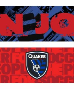 San Jose Earthquakes Jersey Hook Graphic Scarf - Fan Winter Accessory