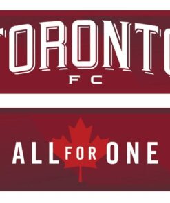 Toronto FC Jersey Hook Graphic Scarf - Soccer Fan Winter Accessory