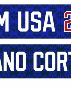 Olympics Team USA Snowflake Graphic Scarf - Sports Fan Winter Accessory