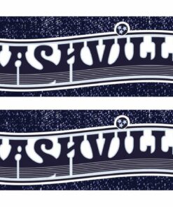 Nashville SC 3rd Kit Jersey Hook Graphic Scarf - Soccer Fan Winter Accessory