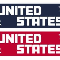 US Soccer Stars & Bars Graphic Scarf - Soccer Fan Winter Accessory