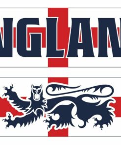 England Country Graphic Scarf - Soccer Fan Winter Accessory