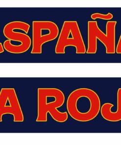 Spain Country Graphic Scarf - Soccer Fan Winter Accessory
