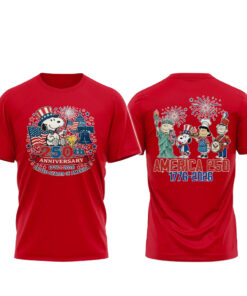 America 250th Celebration Peanuts Shirt