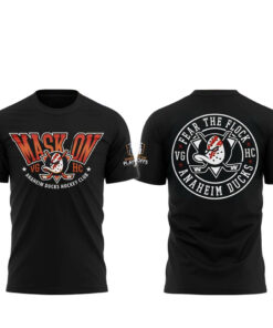 Anaheim Ducks 2026 Playoffs Mask On T-Shirt