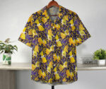 Anime Jolteon Electric Pattern Pokemon Hawaiian Shirt