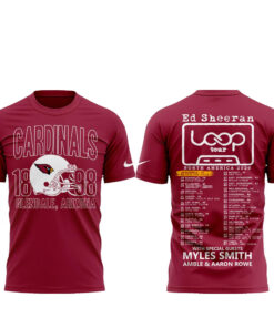 Arizona Cardinals x Ed Sheeran The Loop Tour 2026 Red Shirt