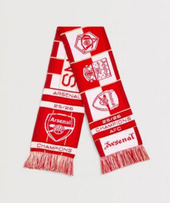 Arsenal Champions 2025-2026 Scarf