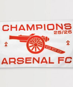 Arsenal FC Champions 25/26 Flag