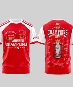 Arsenal Premier League Champions 2026 Shirt