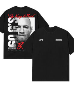 Black Conor McGregor The King Is Black T-Shirt