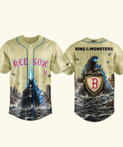 Boston Red Sox x Godzilla 2026 King Of The Monsters Baseball Jersey