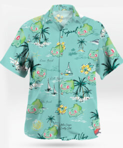 Bulbasaur Ocean Breeze Hawaiian Shirt Tropical Sea Style