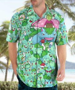 Bulbasaur Pokemon Hawaiian Shirt For Men And Women