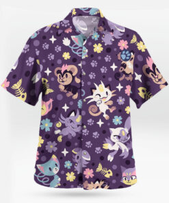 Cat Pokemon Hawaiian Shirt Tropical Vibe