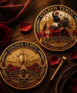Cherie Devaux And Golden Tempo First Female Trainer Winner 152nd Derby Champion Commemorative Coin