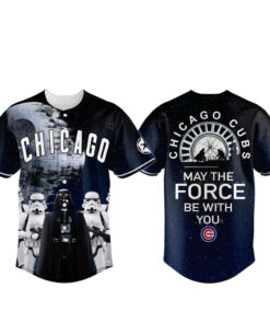 Chicago Cubs x Star Wars Night 2026 May The Force Be With You Baseball Jersey