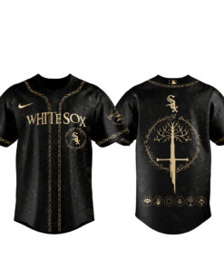Chicago White Sox The Lord of The Rings 2026 Night Black Baseball Jersey