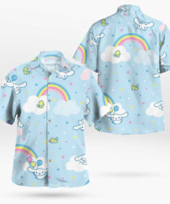 Cinnamoroll Hello Kitty Hawaiian Tropical Shirt