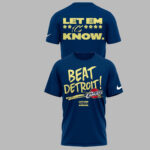 Cleveland Cavaliers Let Em Know Night 2026 We Beat Detroit Navy Shirt