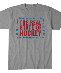 Colorado The Real State of Hockey Shirt