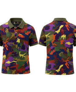 Colorful Camo 2026 Polo Shirt