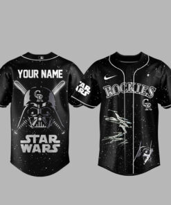 Custom Name Colorado Rockies x Star Wars 2026 Baseball Jersey
