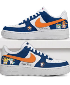 Custom Name Houston Astros x Pokémon Night 2026 Air Force 1 Shoes Sneakers