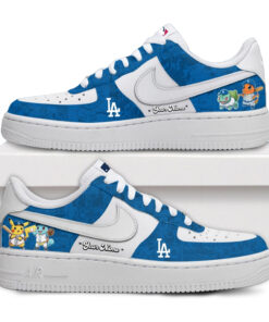 Custom Name Los Angeles Dodgers x Pokémon Night 2026 Air Force 1 Shoes Sneakers
