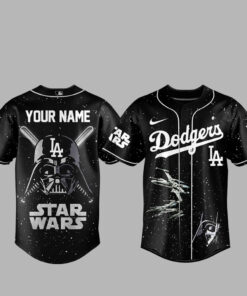 Custom Name Los Angeles Dodgers x Star Wars 2026 Baseball Jersey