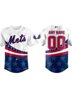 Custom Name New York Mets Memorial Day Graphic Baseball Jersey 2026 for Baseball Fans
