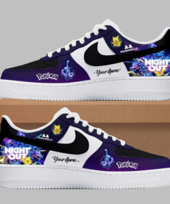 Custom Name Pokémon Night Out 2026 x Marshmello Air Force 1 Shoes Sneakers