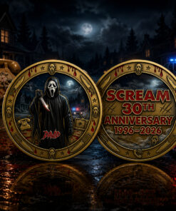Custom Name Scream Movie 30th Anniversary Commemorative Coin