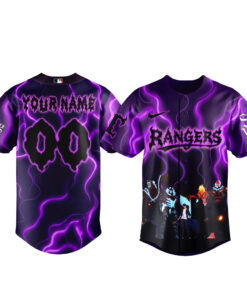 Custom Name Texas Rangers x Solo Leveling Night 2026 Baseball Jersey