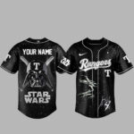 Custom Name Texas Rangers x Star Wars 2026 Baseball Jersey
