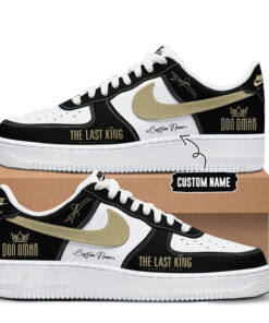 Custom Name The Last King World Tour 2026 Black Air Force 1 Shoes Sneakers