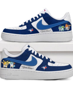 Custom Name Toronto Blue Jays x Pokémon Night 2026 Air Force 1 Shoes Sneakers